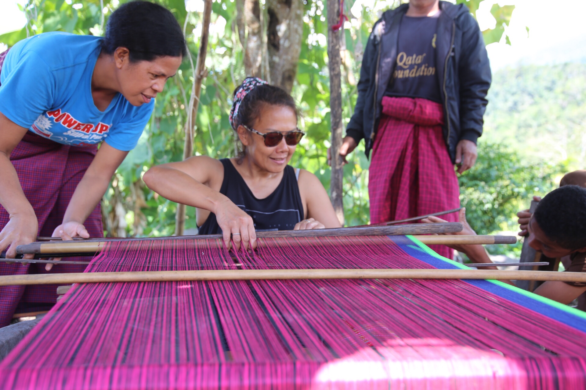 Proses Tenun Ikat